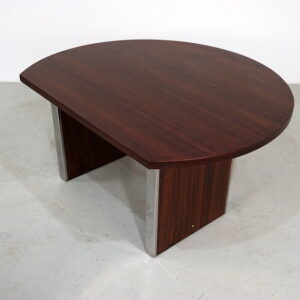 semicircular rosewood desk by Ico Parisi for MIM