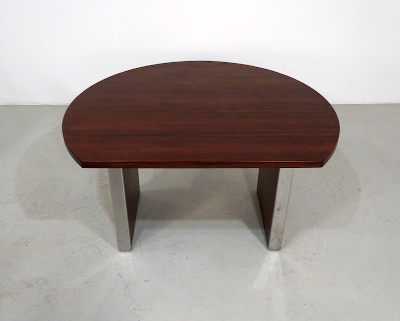 semicircular rosewood desk by Ico Parisi for MIM