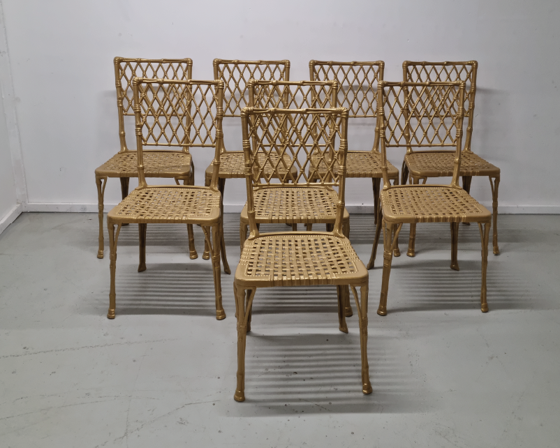 Garden chairs 1960 gold